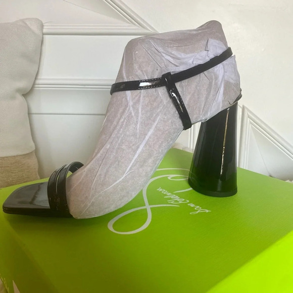 New in box - Sam Edelman size 10 Kit Slingback heel in black patent - Picture 5 of 5